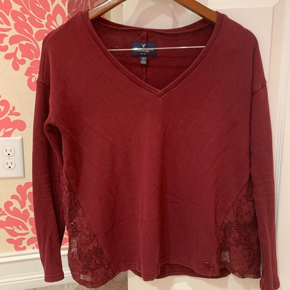 burgundy sweater from american eagle - Picture 1 of 1